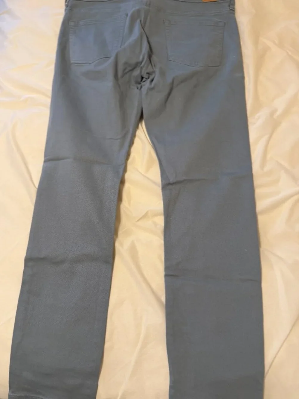 J. Crew Garment Dyed Blue-Grey Stretch Jeans